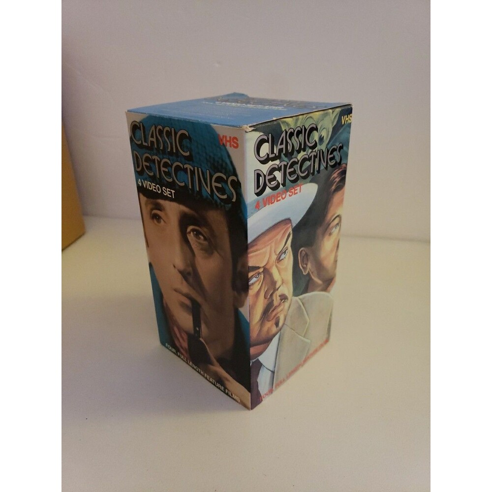 Classic Detectives -Sherlock Holmes & The Secret Weapon - 4 Video Set VHS Tapes
